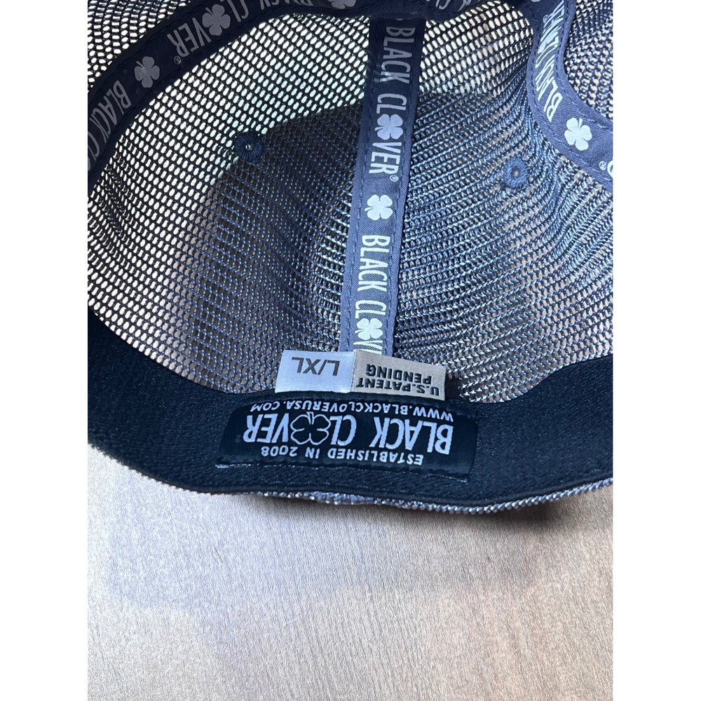 Black Clover Mens Memory Fit Hat Bundle Blue and Maroon Trucker L/XL 2 Pack - Picture 8 of 9